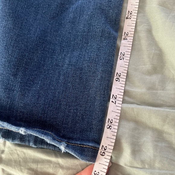 Kids Abercrombie and Fitch Blue Denim long bootcut Jeans - Picture 5 of 6